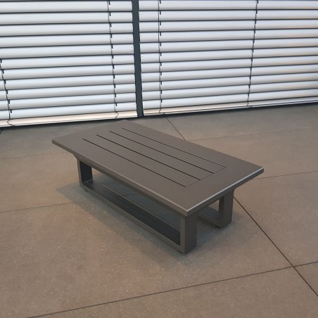 ICM mesa de jardín mesa de salón muebles de jardín Menton aluminio antracita pequeña mesa de esquina ICM mesa de jardín mesa de salón muebles de jardín Menton aluminio antracita pequeña mesa de esquina