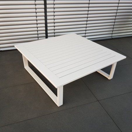 ICM garden table lounge table garden furniture St. Tropez aluminum white large table ICM garden table lounge table garden furniture St. Tropez aluminum white large table