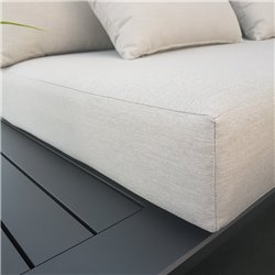 ICM Garden Lounge Garden Furniture Aluminum Grenoble Aluminum Anthracite quick dry foam ICM Garden Lounge Garden Furniture Aluminum Grenoble Aluminum Anthracite quick dry foam