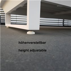 ICM garden lounge garden furniture Grenoble aluminum alu anthracite feet ICM garden lounge garden furniture Grenoble aluminum alu anthracite feet