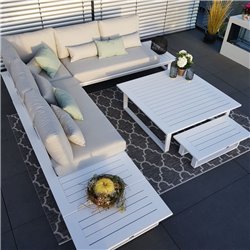 ICM garden lounge muebles de jardín Grenoble aluminium alu anthracite lounge set module ICM garden lounge muebles de jardín Grenoble aluminium alu anthracite lounge set module