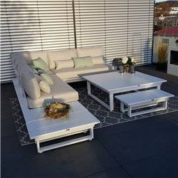 ICM salon de jardin meubles de patio Grenoble aluminium alu anthracite dossier ensemble de modules ICM salon de jardin meubles de patio Grenoble aluminium alu anthracite dossier ensemble de modules
