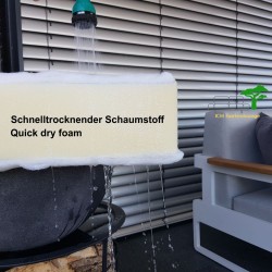 ICM Gartenlounge Gartenmöbel Grenoble Aluminium Anthrazit Quick dry foam ICM Gartenlounge Gartenmöbel Grenoble Aluminium Anthrazit Quick dry foam